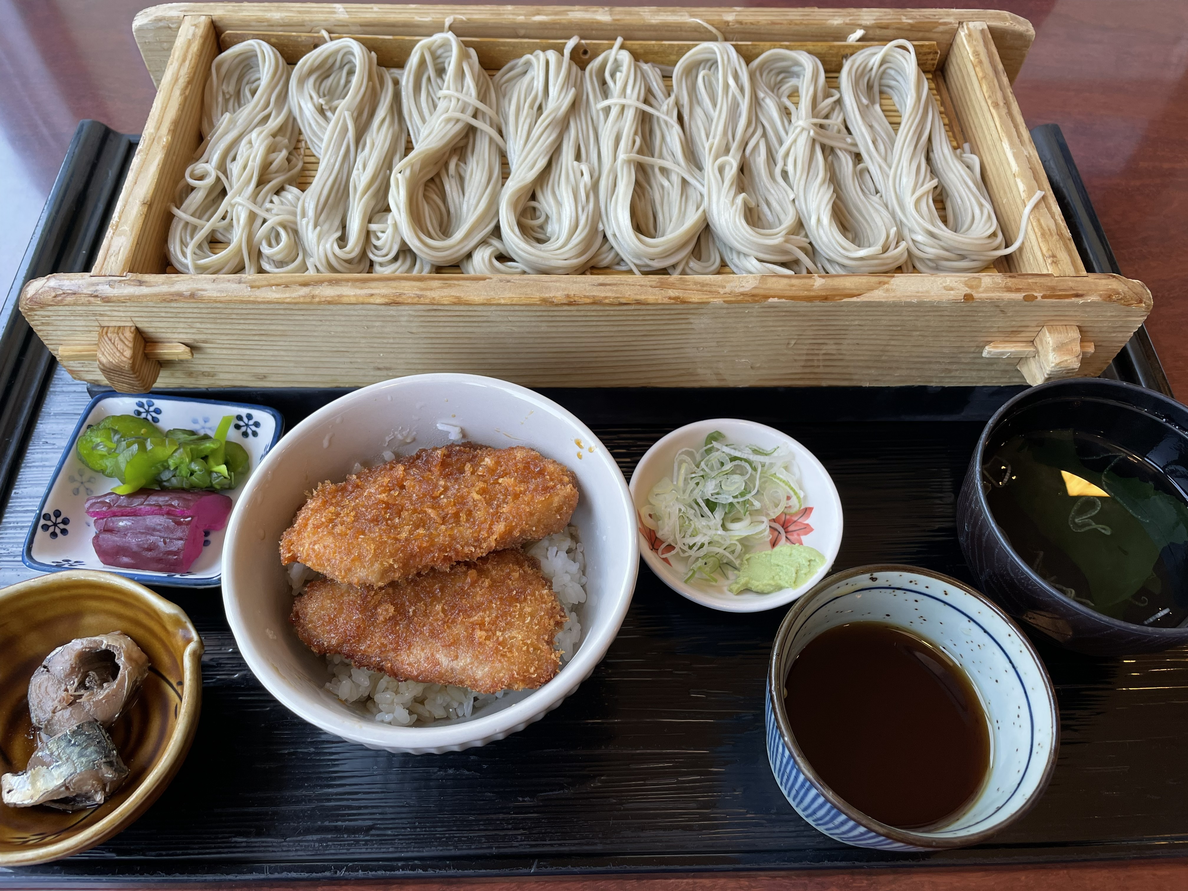 瑞々しいお蕎麦